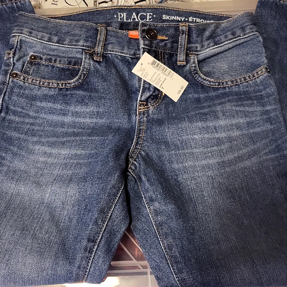 Boys skinny jeans size 7 - Picture 1 of 4